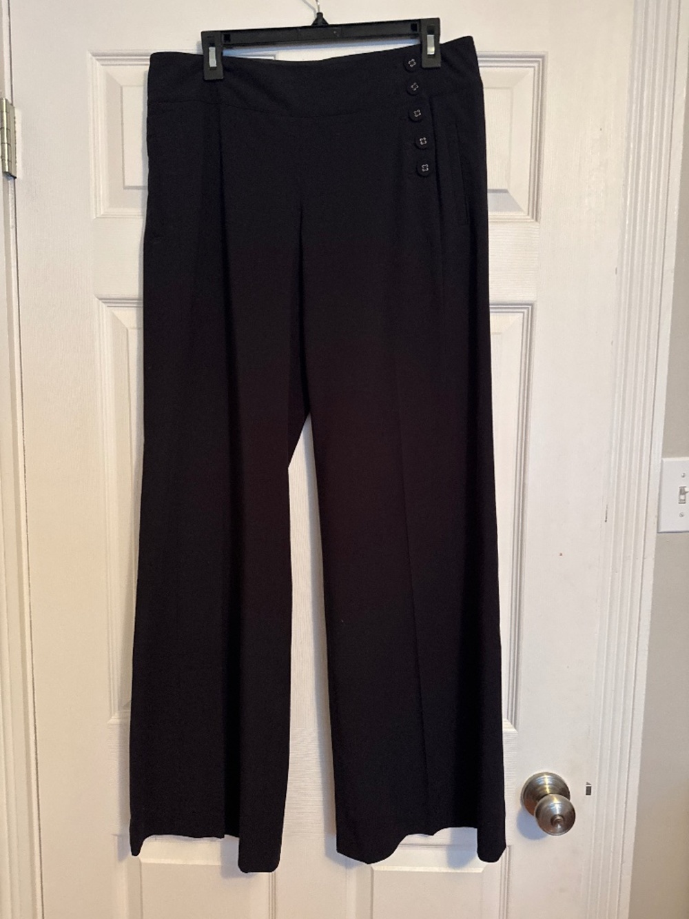 Black Wide Leg Trouser